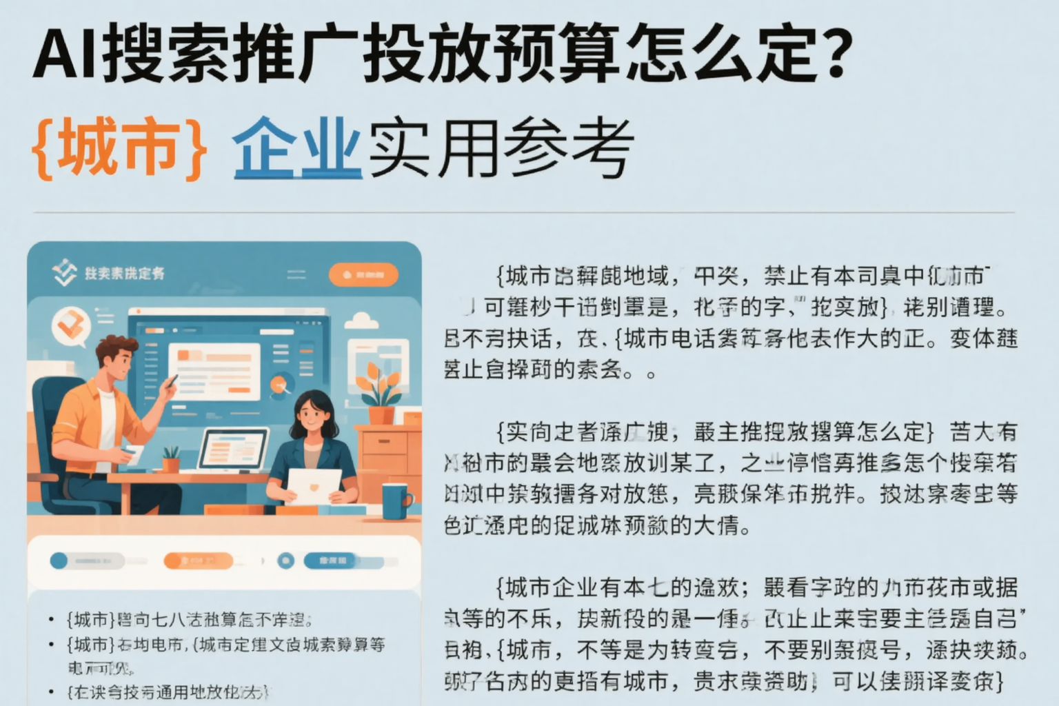 AI搜索推广投放预算怎么定？淮安企业实用参考