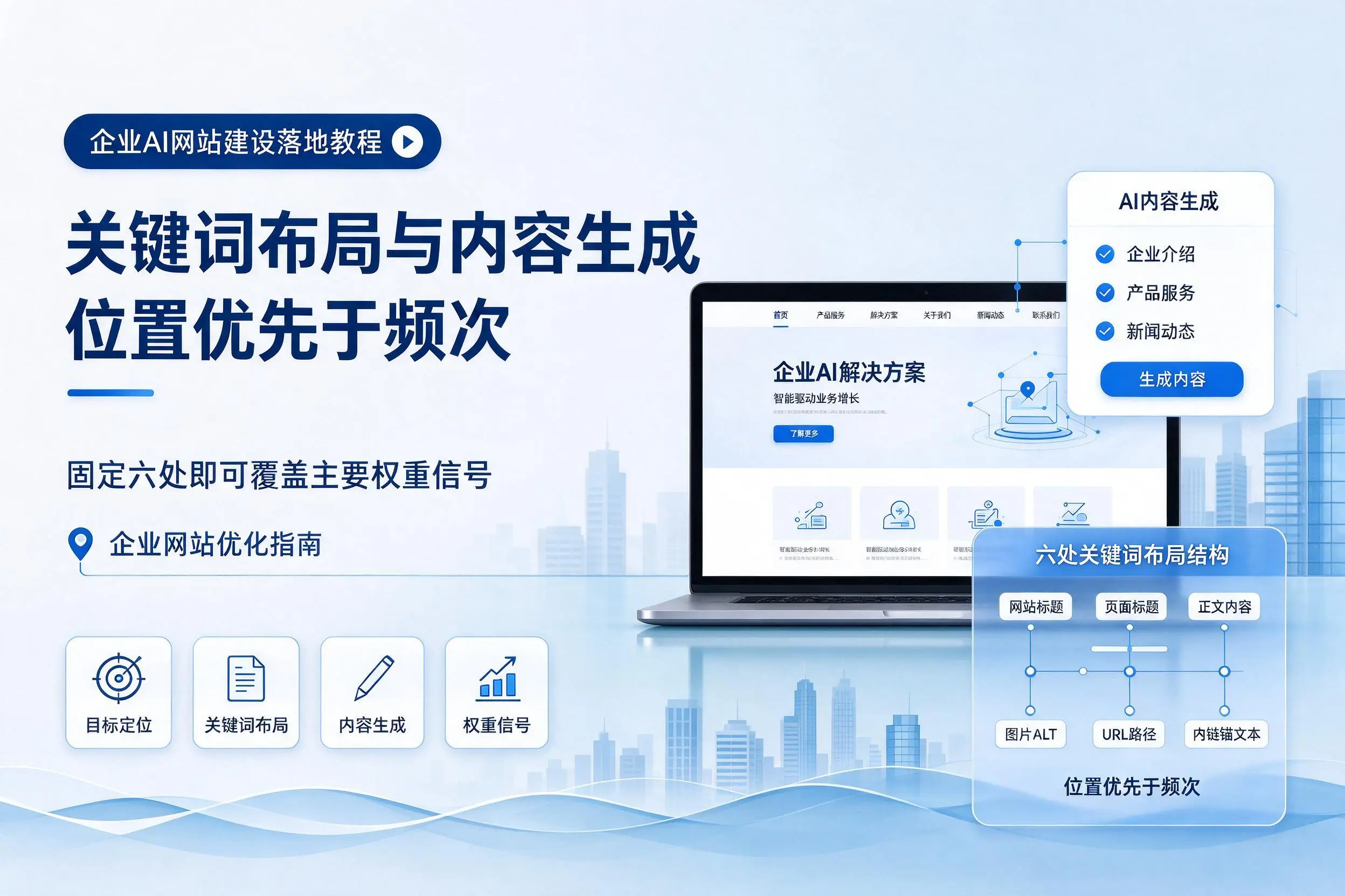 淮安企业AI网站建设落地教程：关键词布局与内容生成