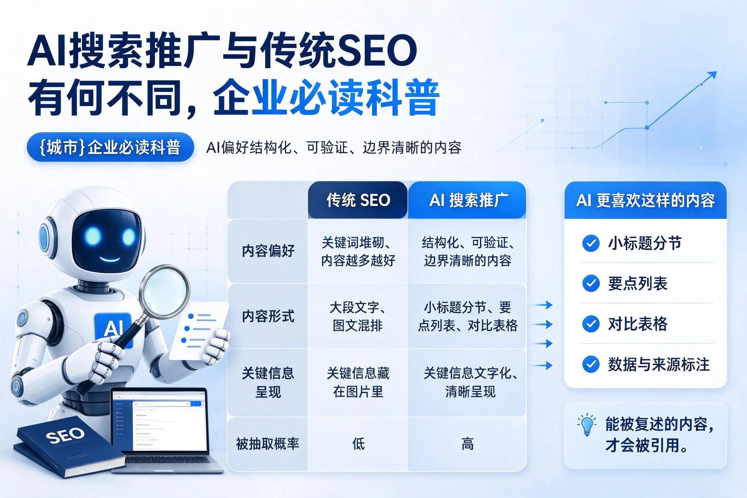 AI搜索推广与传统SEO有何不同,淮安企业必读科普